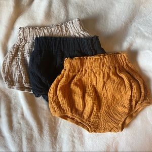 3-pack Linen Bloomers